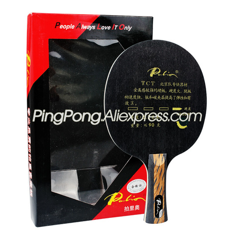 Palio TCT Table Tennis Blade (9 Ply Carbon & Titanium) PALIO Racket Ping Pong Bat Paddle ► Photo 1/6