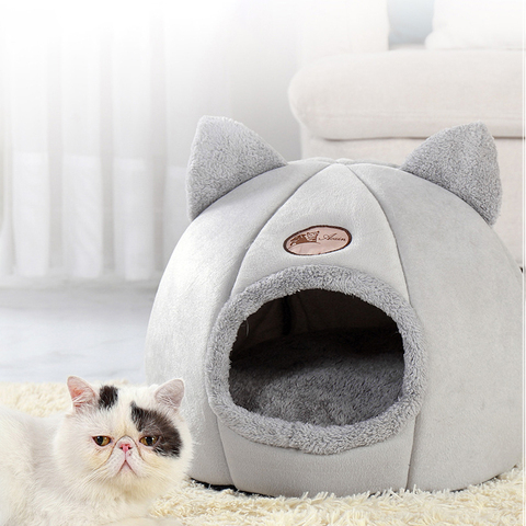Pet bed cave house for cat litter mat products for pets home accessories panier pour chat cats cozy sleeping beds cama de gato ► Photo 1/6