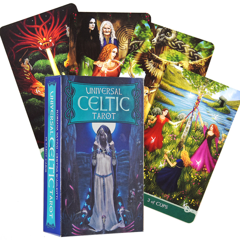 Universal Celtic Tarot 78 Cards Deck FLOREANA NATIVO CRISTINA LO SCARABEO ► Photo 1/6