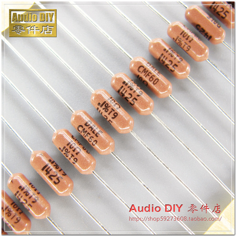 20PCS VISHAY DALE CMF60 0.5W 10R 0.1% T9 Axial Resistance RN60E 25ppm military regulations metal resistor CMF-60 1/2w 10 ohm ► Photo 1/5