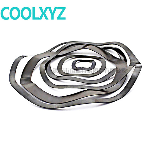 Spring steel 65Mn peak washer wave-shaped washer squiggle elastic washer M3-M40  10PCS ► Photo 1/6