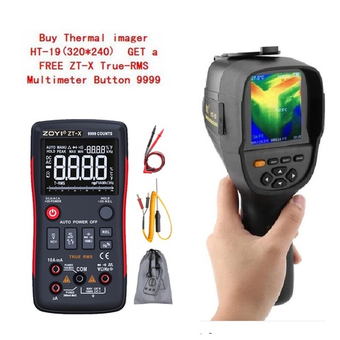 HT-19 HT-18 Handheld IR Digital Thermal Imager Detector Camera Infrared Temperature Heat with Storage Match Seek/FLIR Therma ► Photo 1/6