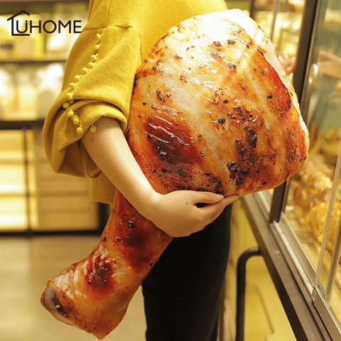 3D Simulation Food Shape Plush Pillow Creative Chicken Sausage Plush Toys Stuffed Sofa Cushion Home Decor Funny Gifts for Kids ► Photo 1/5