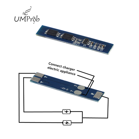 2S 3A Li-ion 7.4v 8.4V 18650  Lithium Battery  Charger Protection Board bms pcm for li-ion lipo battery cell pack ► Photo 1/3