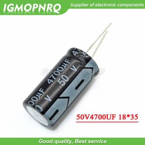 2PCS 50V4700UF 18*35mm 4700UF 50V 18*35 Aluminum electrolytic capacitor ► Photo 1/1