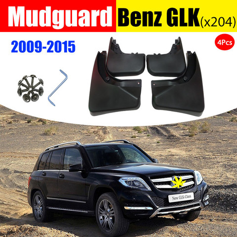 For Benz  X204 GLK 200 260 300 350 car Fenders Mud Flaps auto accessoriesMud flaps Splash Guards Mudguards 2008-2022 ► Photo 1/6