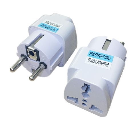 Electrical Socket Universal UK US AU to EU AC Power Socket Plug Travel Charger Adapter Converter 220V 10A Socket ► Photo 1/2