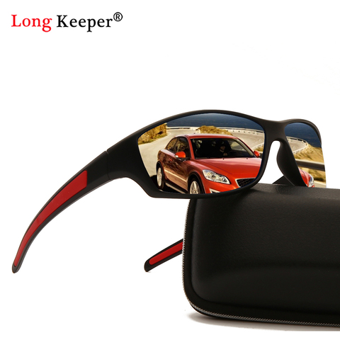 Matte Black Frame Polarized Sunglasses Men/Women UV Protection Sports Goggles Sun Glasses Mirror Anti Glare Eyewear Male Shades ► Photo 1/6