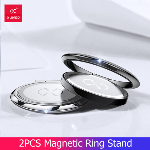 2PCS Phone Stand For Xiaomi Note 8 Pro K20 9 Poco X3 Magnetic Ring Stand For iPhone 11 12 Pro Max Xs 7 8 Metal Holders For Phone ► Photo 1/6