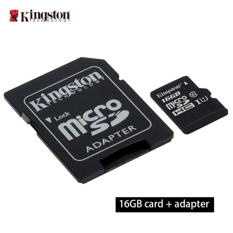 kingston Memory Card 8GB 16GB 32GB 128GB 64GB Micro sd card Class10 flash card Memory Microsd TF/SD Card adapter / card reader ► Photo 1/6