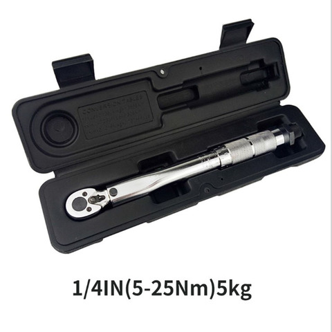 1/4 Torque Wrench 5-25Nm Adjustable Torque Preset Torque Wrench ► Photo 1/6