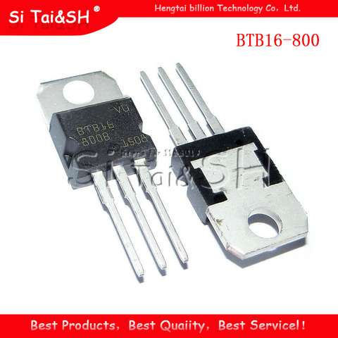 10pcs BTB16-800B TO-220 BTB16 800V 16A TO220 bidirectional thyristor new original ► Photo 1/1