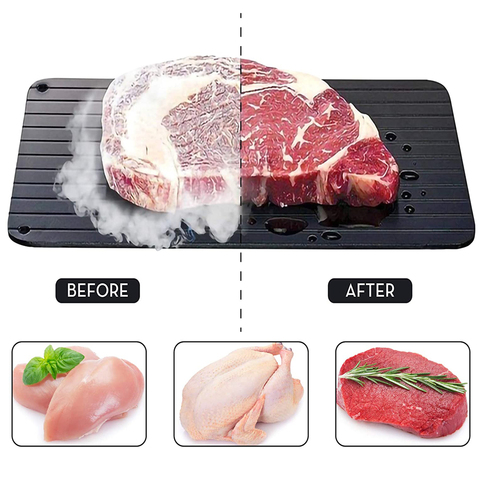 Fast Defrosting Tray Thaw Frozen Food Meat Fruit Quick Defrosting Plate Board Defrost Kitchen Gadget Tools ► Photo 1/6
