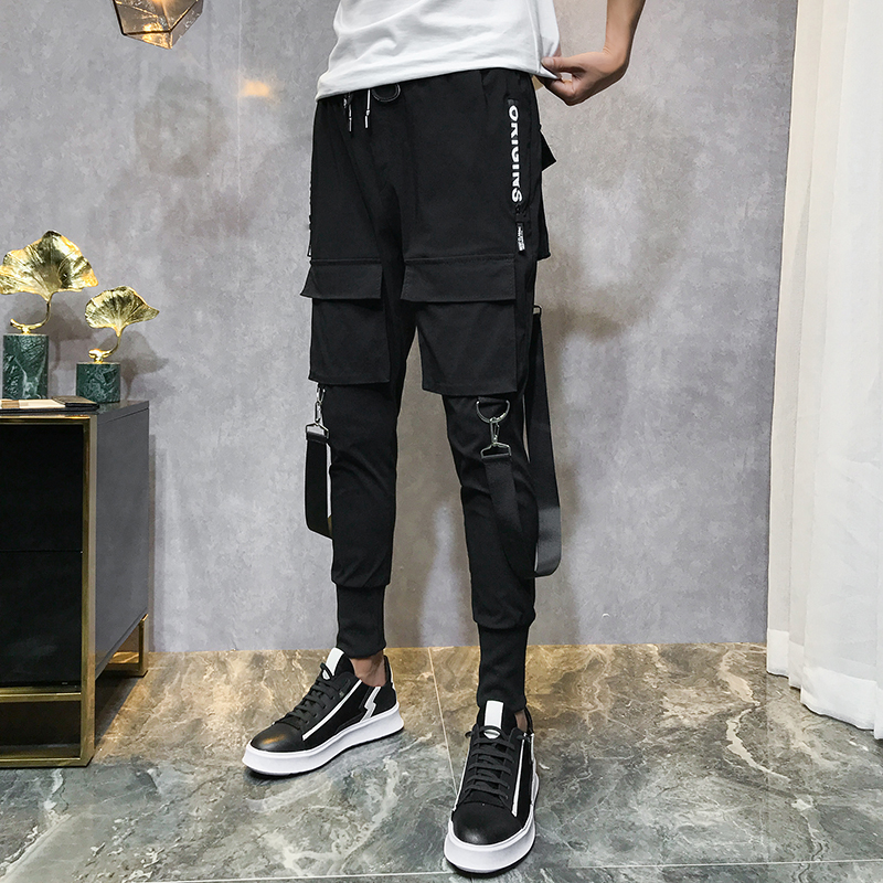 2022 Autumn Men Multi-pocket Harem Pants Trousers Men Black Streetwear Punk  Cargo Pant Hip Hop Casual Trousers Joggers Hombre - Price history & Review  | AliExpress Seller - Apparel China 