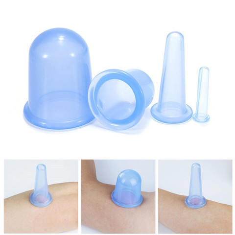 Massage Cupping Cups Silicone Vacuum Suction Cupping Therapy Anti Cellulite  Face Neck Body Massage Cup ► Photo 1/5