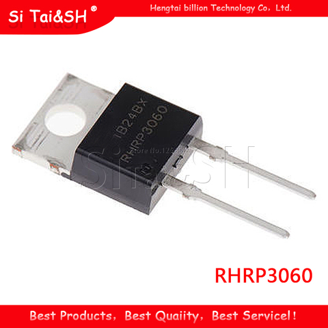 10PCS RHRP3060 TO220-2 fast recovery rectifier diode TO-220 600V 30A ► Photo 1/1