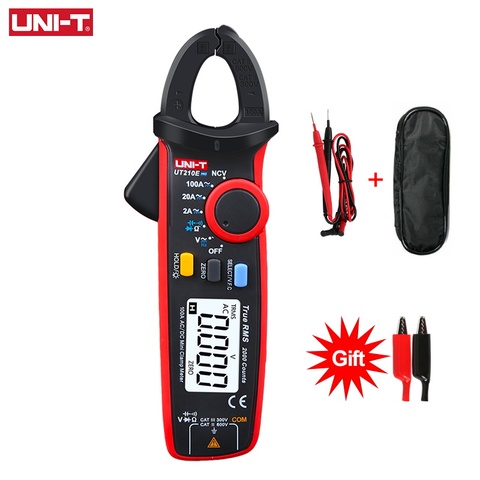 UNI-T UT210E Pro UNIT Mini Digital AC DC Current Clamp Meter Voltage Voltmeter 100A Ammeter Electrical Frequency Tester ► Photo 1/6