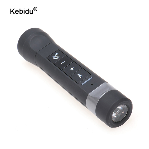 NEW Bluetooth Speaker USB Rechargeable Bicycle Bright 2200mAh LED Flashlight Music Player for Bike Cycling Light With Power Bank ► Photo 1/6