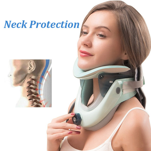 Medical Cervical Traction Device health products Cervical Collar Cervical  Neck braces Health Care neck support machine ► Photo 1/6