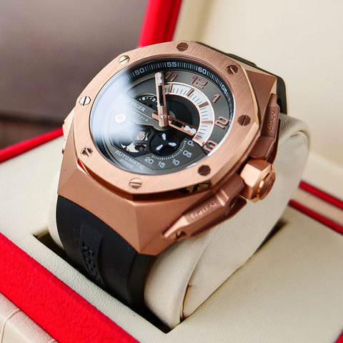 Reef Tiger/RT 2022 New Mens Watches Top Brand Luxury Rose Gold Automatic Mechanical Waterproof Sport Relogio Masculino RGA92S7 ► Photo 1/6