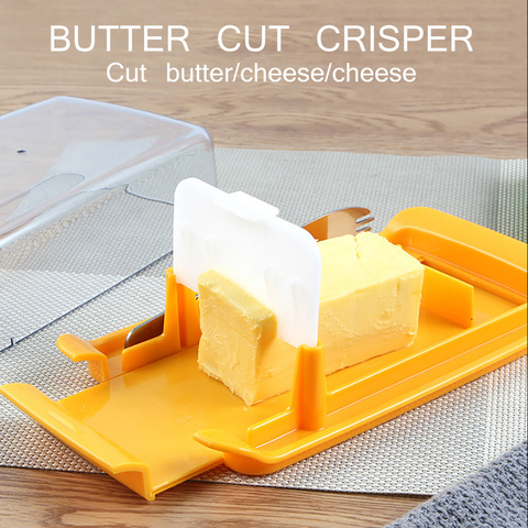 Kitchen  Butter Dish Lids Butter Keeper Container Butter Cutting