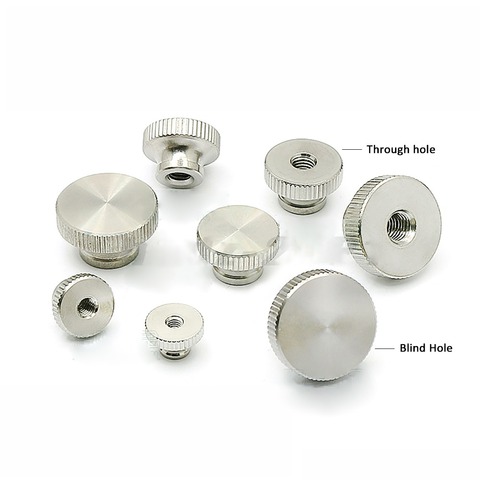 M2 M2.5 M3 M4 M5 M6 GB806 High Head Knurled Thumb Nut 303 Stainless Steel Blind Hole Nuts Advertising Decorative Nail ► Photo 1/3