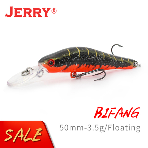 Jerry Micro Sinking Wobbler Bait Area Trout Crank Swim Hard Lure 45mm 55mm Artificial Floating Pesca Tackle Bass Perch Fishing ► Photo 1/6