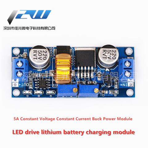 High current 5A constant voltage constant current step-down power module LED drive lithium battery charging module voltage regul ► Photo 1/4