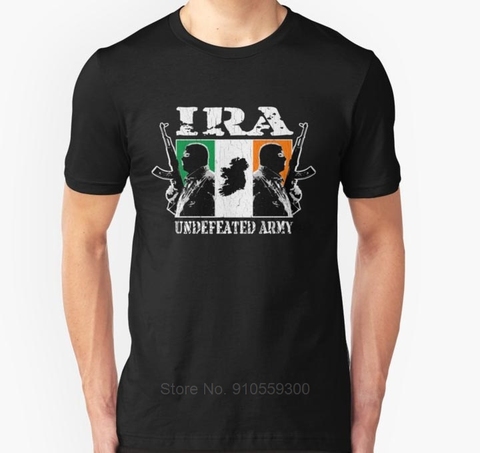 Men tshirt IRA Undefeated Army(Vintage Distressed) Unisex T Shirt  tees top fashion t-shirt men cotton brand teeshirt ► Photo 1/6