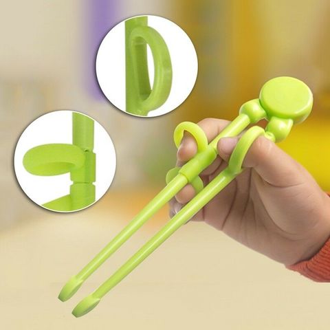 Adult Children Training Chopsticks Kids Beginner Learning Helper Easy To Use Left/Right Hand Chinese Chopstick Learner Gifts ► Photo 1/6