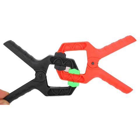 wholesales 1pcs Spring Clamps DIY Woodworking Tools Plastic Nylon Clamps For Woodworking Spring Clip Photo Studio Background ► Photo 1/6