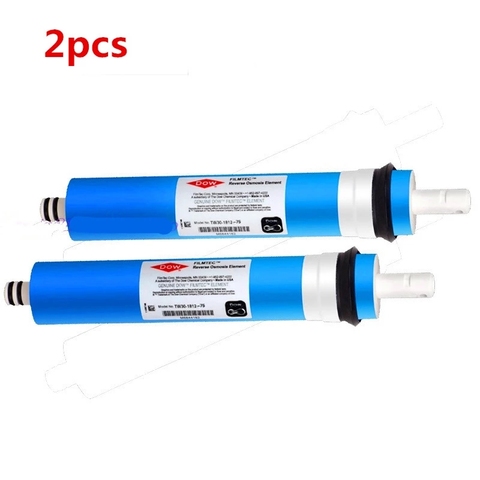 2pcs 75 gpd water filter for Dow Filmtec reverse osmosis membrane BW60-1812-75 f water filter ► Photo 1/3