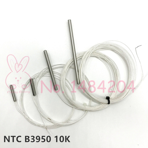 B3950 10K NTC thermistor - 1% - Stainless Steel Probe