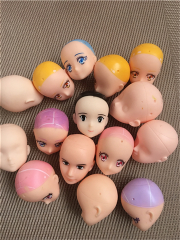 Licca Doll Heads Hilda Head  Original Cartoon Doll Head Girl DIY Dressing Hair Toys Collection Cute Doll Head ► Photo 1/6