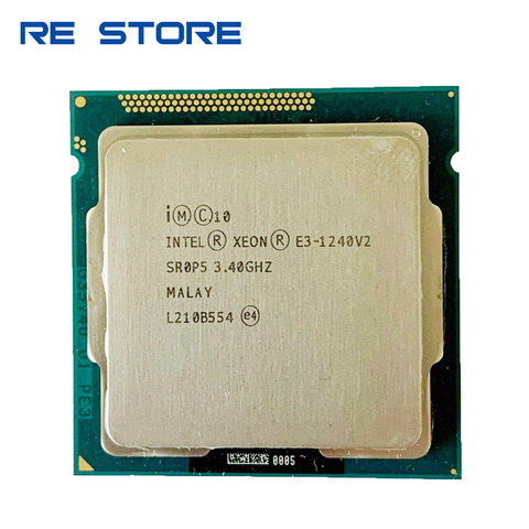 used Intel Xeon E3 1240 v2 Processor 3.40GHz 8M Cache SR0P5 LGA1155 CPU ► Photo 1/1
