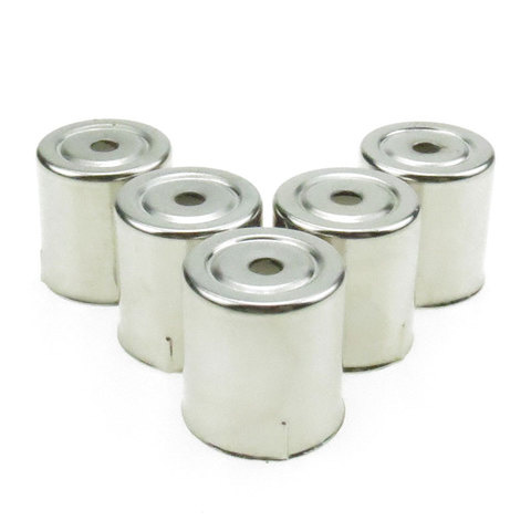 5PCS/LOT Stainless Steel Round Hole Magnetron Caps for Microwave Replacement Parts for Microwave Ovens Copler Microondas Caps ► Photo 1/6