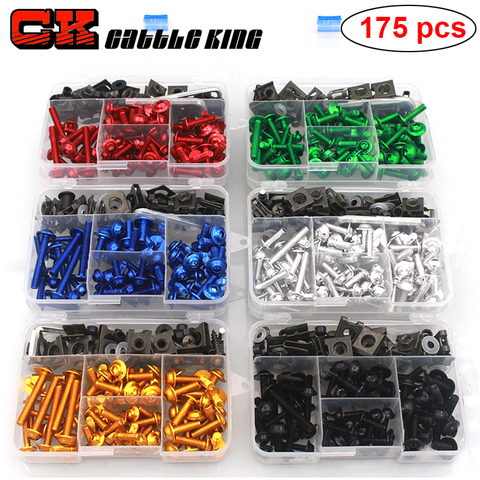 Motorcycle Fairing Bolts Kit Bodywork Screws Nut For Suzuki gsxs gsx s750 s1000 gsx-s bandit drz ltz burgman 650 400 drz400 ► Photo 1/6