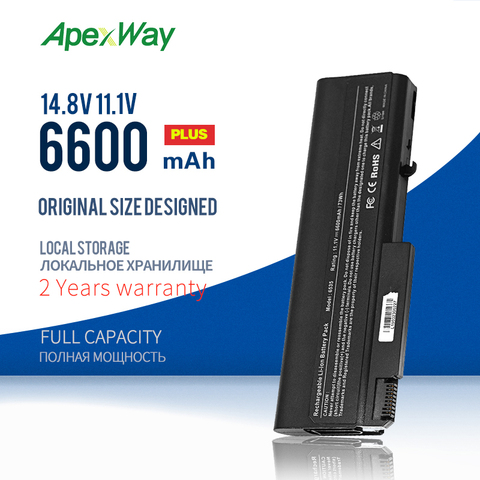 9 Cells 6600 mAh 11.1v Laptop battery for HP EliteBook 6930p 8440p 8440w for ProBook 6440b 6445b 6450b 6540b 6545b 6550b 6555b ► Photo 1/1