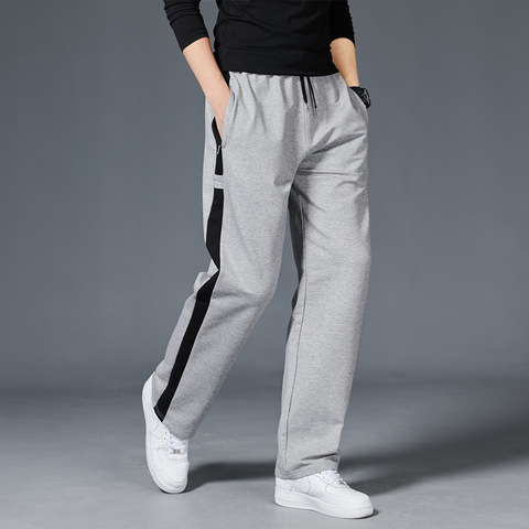 Men Loose Sport Running Stripe Sweatpants Fitness Training Pants Mens Straight Trousers Tracksuit Jogging Sportswear ► Photo 1/5