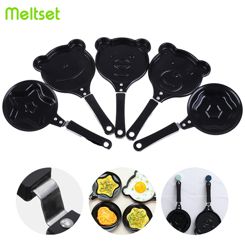 Mini Cute Omelette Pan Funny Cartoon Breakfast Grill Frying Pan Egg Pancake Pan Non-Stick Cooking Pots Breakfast Cookware ► Photo 1/6