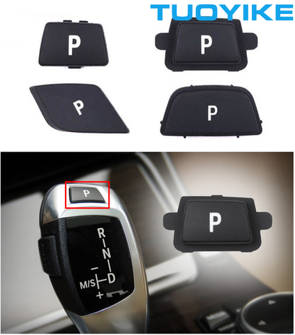 Car Gear Shift Lever Auto P Parking Button Cap Cover For BMW 3 5 7 X3 X4 X5 X6 Series E90 F30 F10 F01 F25 F26 E70 F15 F16 G30 ► Photo 1/6