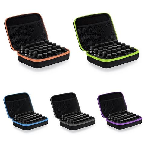 Portable Essential Oil Container 30 Compartments Essential Oil Storage Case Bag Shock-proof Travel Rganizer for 5ML 10ML 15ML ► Photo 1/1