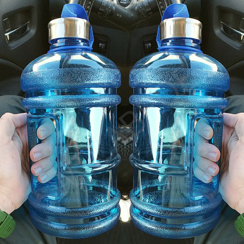 1000ML Large Sport Gym Training Drink Water Bottle Cap Kettle Sports Travel Hot 