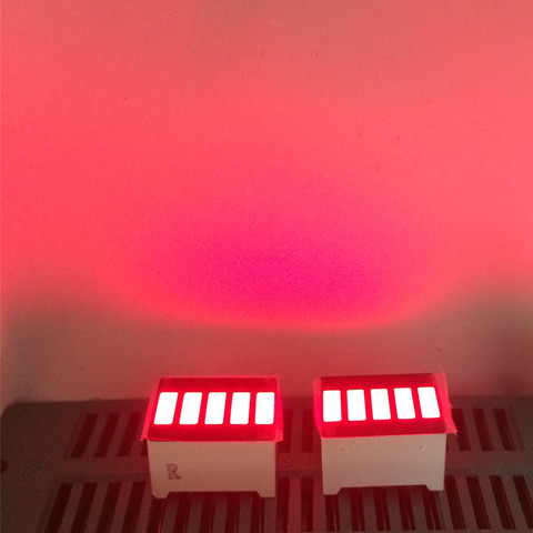 5pcs LED Red Bargraph 5 Segment LED Display 5 LED Bar  Display For DIY Kit ► Photo 1/6