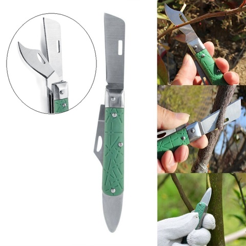 Graft budding Fruit Tool rose Prun knife bark blade fold Cutter Seedling  florist Cut nursery Tree lifter plant ► Photo 1/1