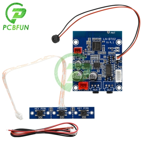 DC 3.6V-30V Stereo Smart Car Bluetooth 4.0 EDR Audio Receiver Module 3.5MM Headphone Jack Input and Output 12V 24V for Arduino ► Photo 1/6