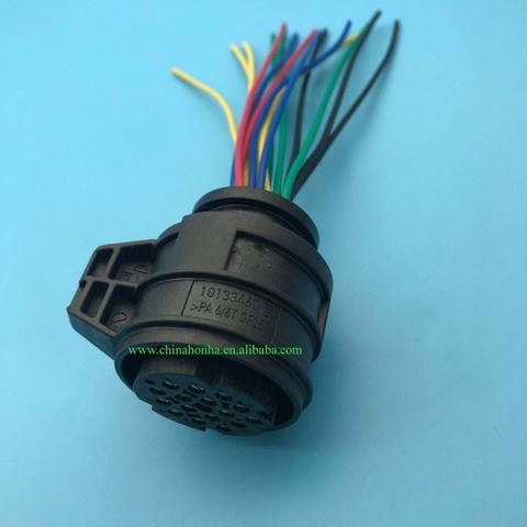 16 Pin Way 02E Transmission Gearbox Body Controller Connector Plug With Cable Pigtail 3D0 973 993 3D0973993 ► Photo 1/4