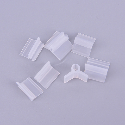 100Pcs-pack Garden Flower Plant Vine Seedlings Grafted Branches Clip Connector Fasteners Plastic Clips Garden Tool ► Photo 1/6