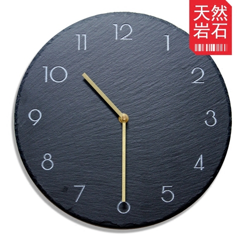 Creative Large Wall Clock Living Room Slate Modern 3d Gold Air Art Decorative Clock Household Silent Bedroom Reloj Decor SC443 ► Photo 1/6