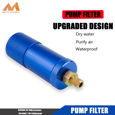PCP Paintball Hand Pump Filter Water-Oil Separator with M10x1 Quick Couplers Air Filtering 300bar 4500psi 50cm Pressure Hose ► Photo 1/6